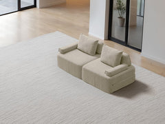 Sleeper Sofa / 2.5-Seater 2.03m King / Cream