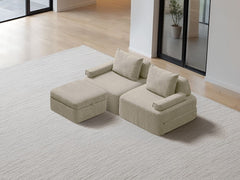 Chaise / 2-Seater Chaise 2.03m / Cream