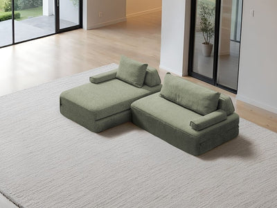 Chaise / 3-Seater Chaise 2.49m / Sage Green