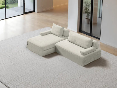 Chaise / 3-Seater Chaise 2.49m / Cream