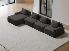 Chaise / 4-Seater Chaise 4.01m / Charcoal