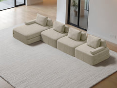 Chaise / 4-Seater Chaise 4.01m / Cream