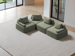 Corner / 4-Seater Corner 3.05m / Sage Green