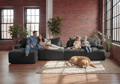 Chaise / 4-Seater Chaise 3.51m / Charcoal