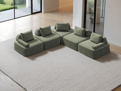 Corner / 5-Seater Corner 3.05m / Sage Green