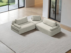 Corner / 5-Seater Corner 2.55m / Cream