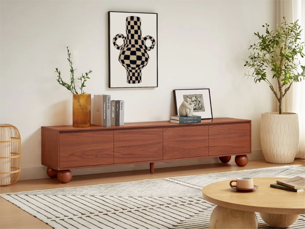 Ballico TV Unit - Walnut