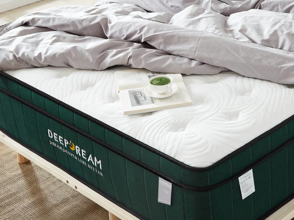 Cali Bed Frame Green Tea combo - Natural