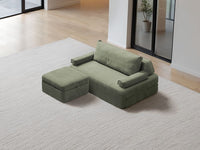 Cushie Modular 2-Seater Chaise (1.54m) - Sage