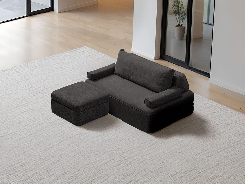 Cushie Modular 2-Seater Chaise (1.54m) - Sage