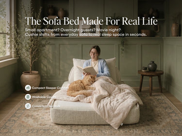 Cushie Modular Sleeper Chair - Cream