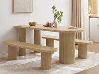 Emma Dining Table and Bench Set