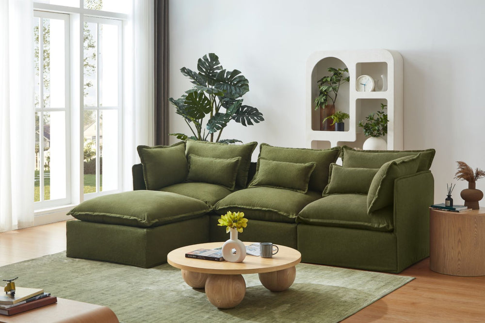 Lifely Ottoman - Green