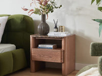 Hank Bedside Table - Walnut