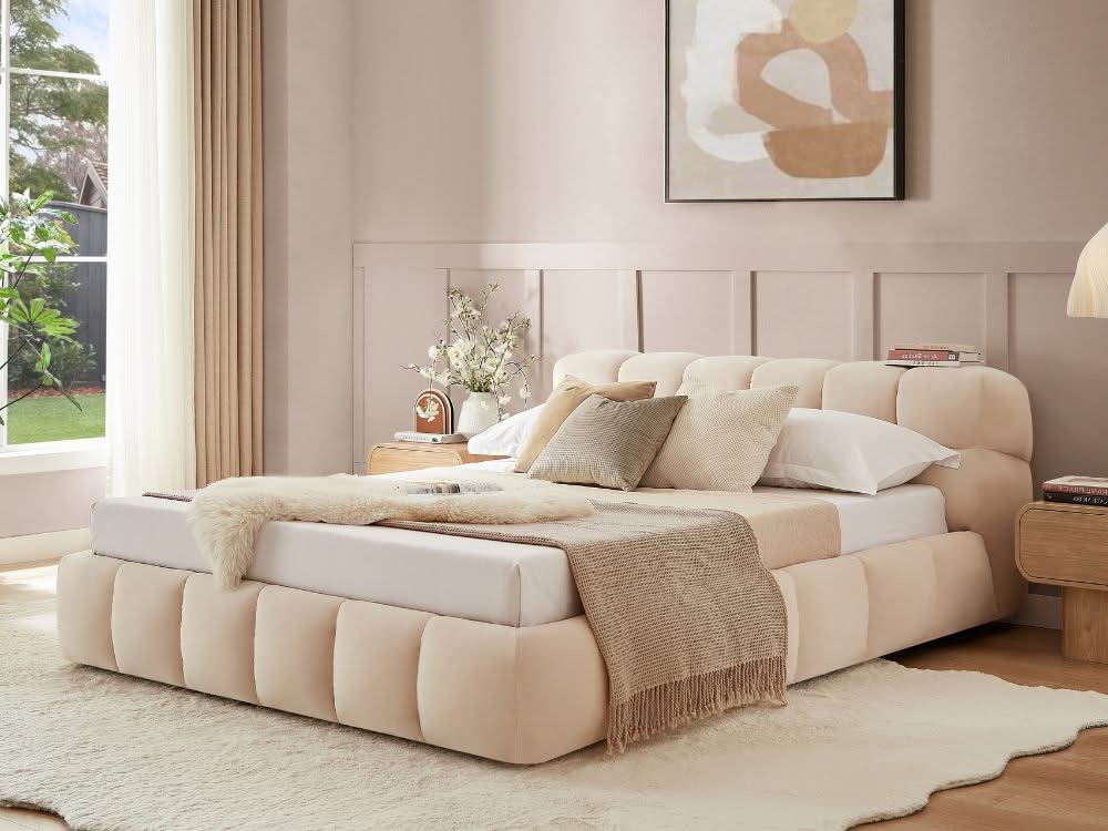 Jose Bedroom Set with Alison Bedside Tables