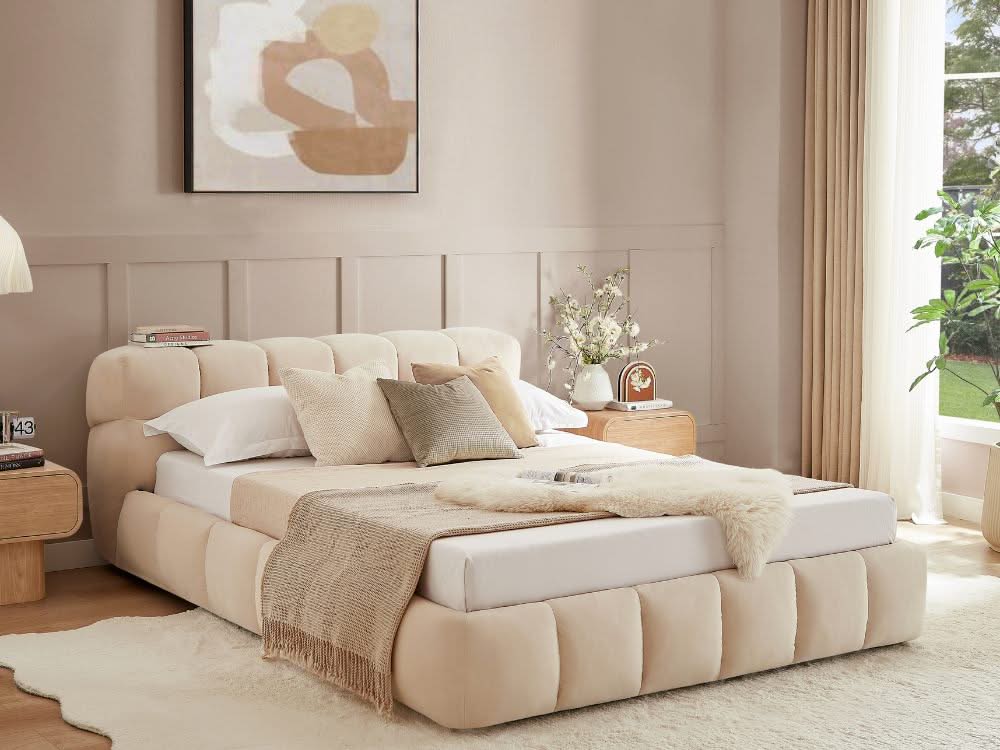 Jose Bedroom Set with Alison Bedside Tables