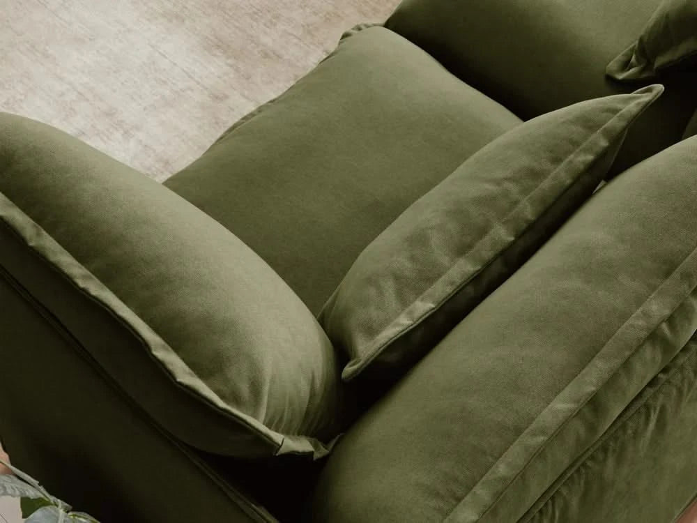 Lifely Modular 7 Seater Corner - Olive Green
