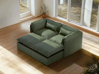 Lifely Modular 2 Seater Bed - Olive Green