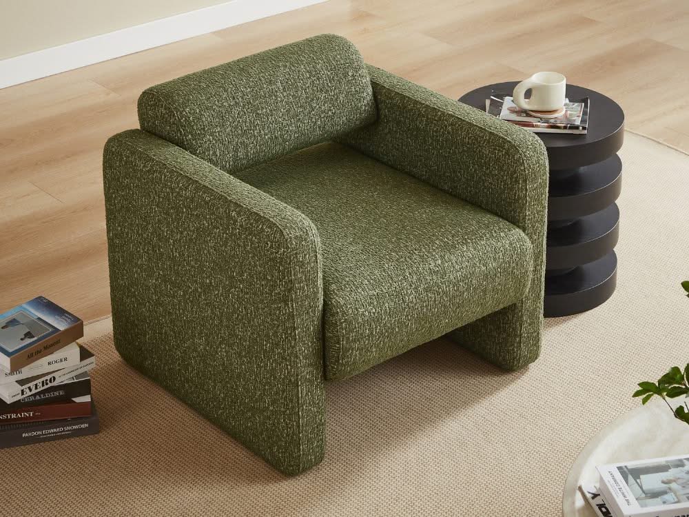 Lorraine Armchair - Olive Green