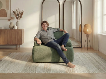 Cushie Modular Sleeper Chair - Sage