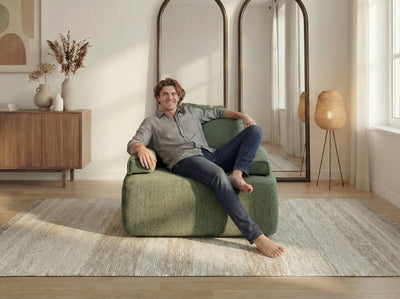 Cushie Modular Sleeper Chair - Sage