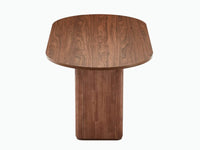 Tate 6 Seater Dining Table - Walnut