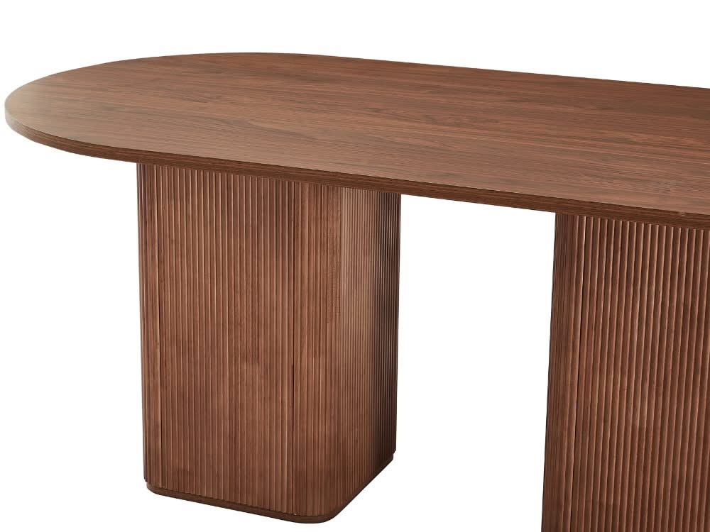 Tate 6 Seater Dining Table - Walnut