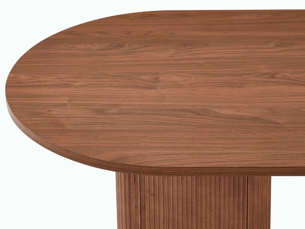 Tate 6 Seater Dining Table - Walnut