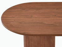 Tate 6 Seater Dining Table - Walnut