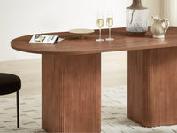 Tate 6 Seater Dining Table - Walnut