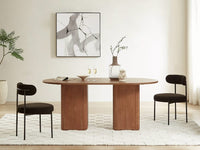 Tate 6 Seater Dining Table - Walnut