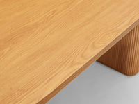 Tate 6/8/10 Seater Extendable Natural & Green Dining Table Set