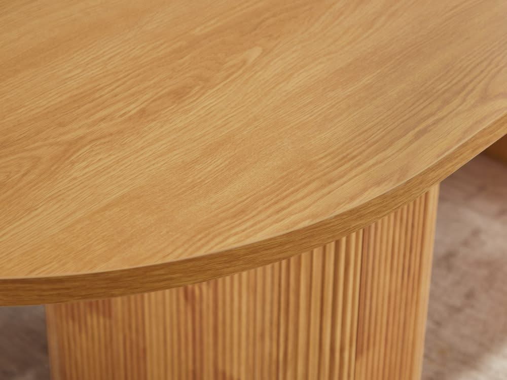 Tate 6/8/10 Seater Extendable Natural & Green Dining Table Set