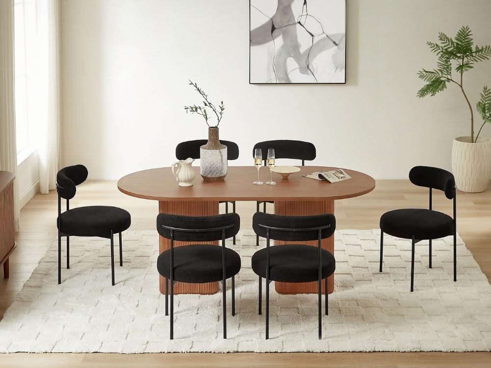Tate Walnut Dining Set