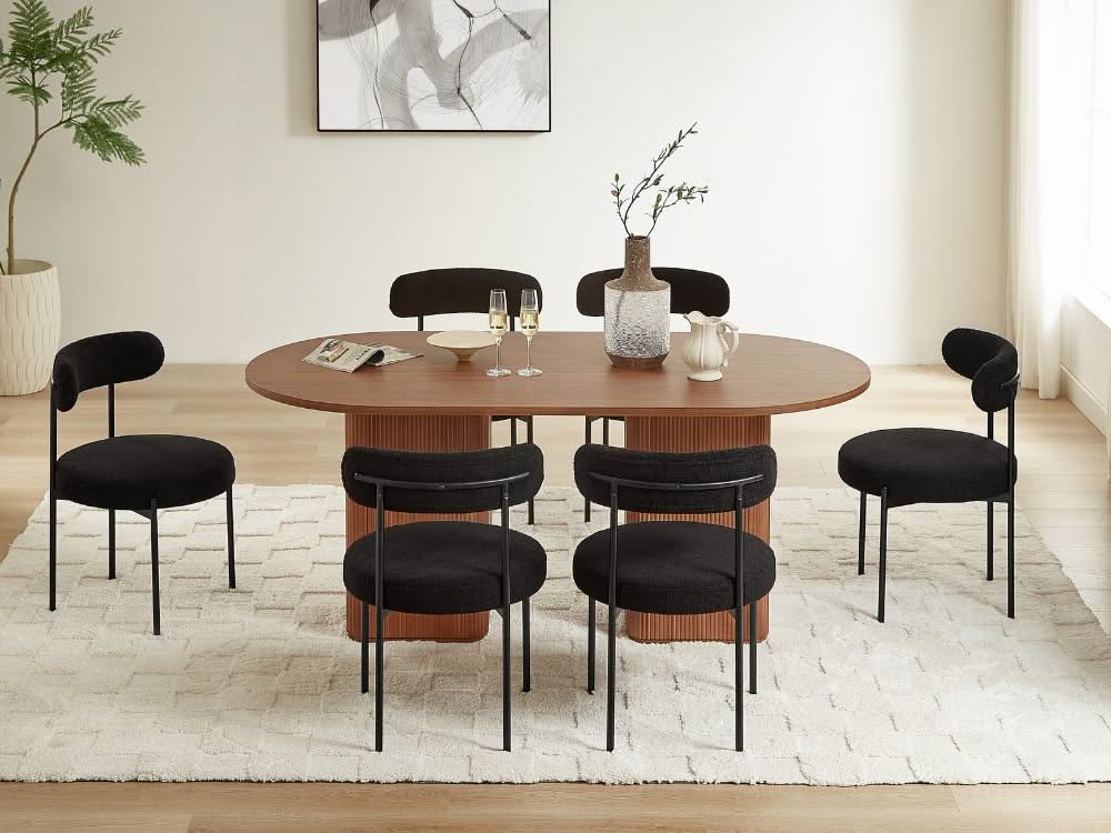 Tate Walnut Dining Set