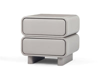 Twix Bedside Table Grey
