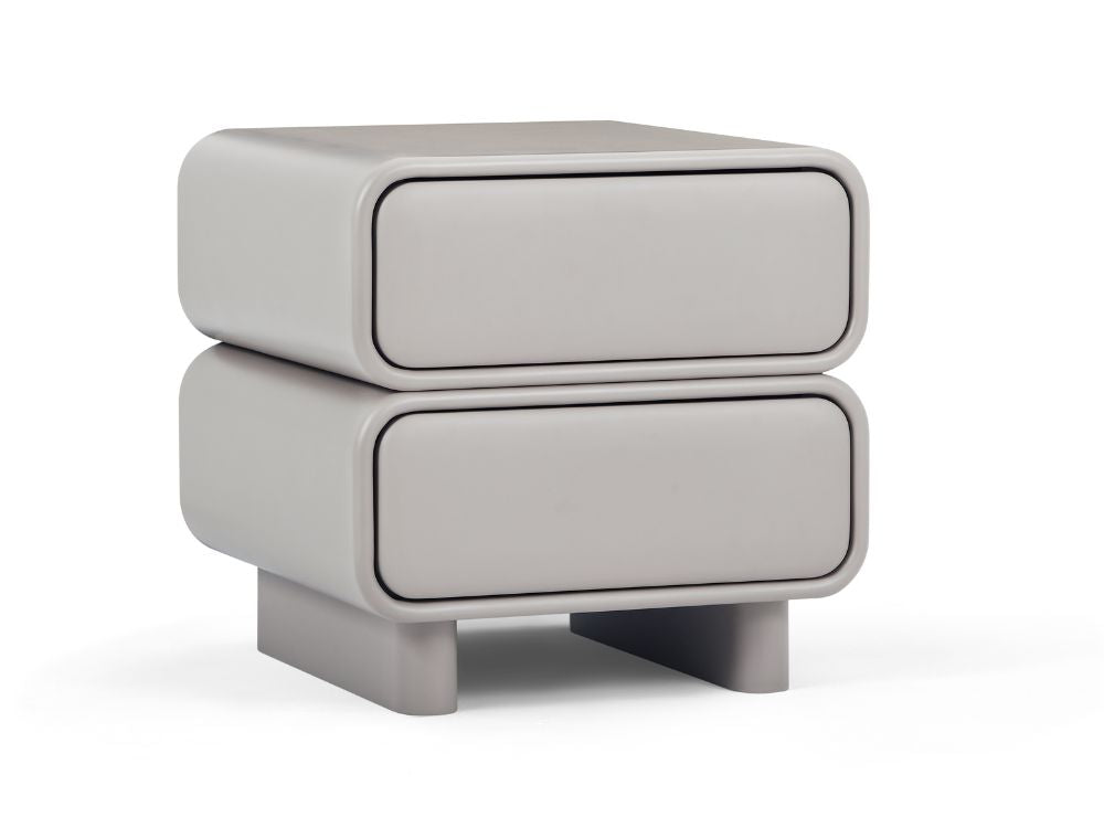 Twix Bedside Table Grey