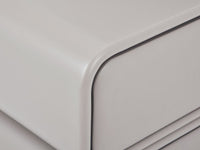 Twix Bedside Table Grey