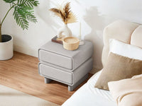 Twix Bedside Table Grey