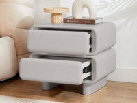 Twix Bedside Table Grey