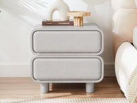Twix Bedside Table Grey