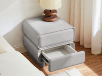 Twix Bedside Table Grey