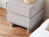 Twix Bedside Table Grey