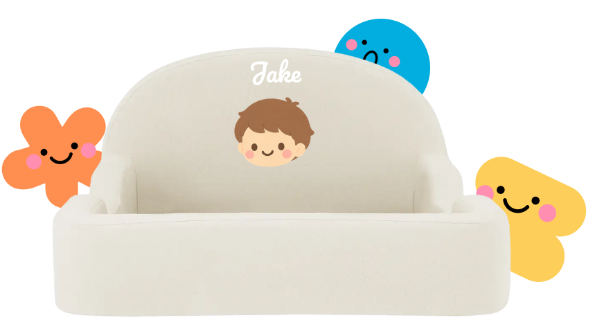 Personalised Little Lifely bed with playful characters